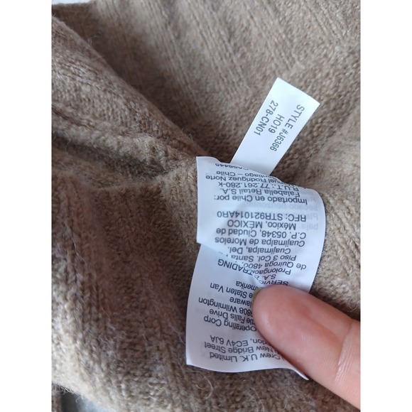 J Crew Sweater XL Merino Super Soft Yarn Mock Neck Minimalist Office Preppy - Picture 5 of 11